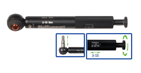 Art. 600: Torque Wrench 3-15 Nm