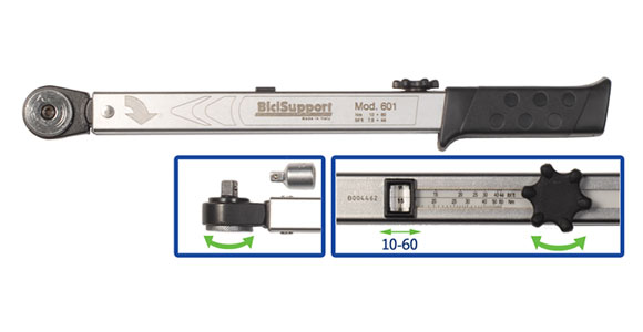 Art. 601: Torque Wrench 10-60 Nm