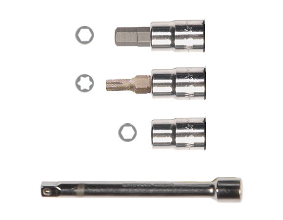 BS658: Hex, Allen and Torx Sockets and Extension