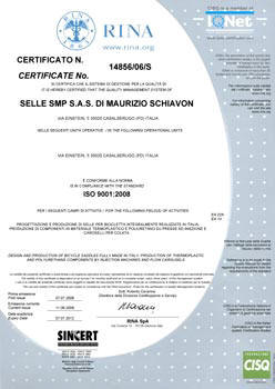 ISO 9001:2008 certification