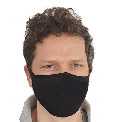 Barrier Summer HeiQ Face Masks - Black