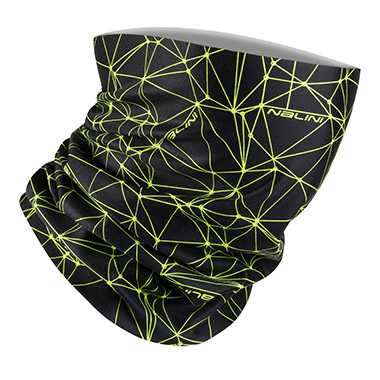 Nalini Face Mask Gaiter - Black/Fluo