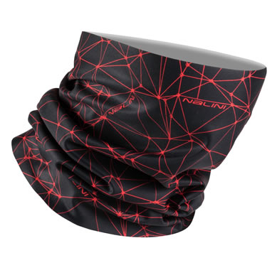 Nalini Face Mask Gaiter - Black/Red